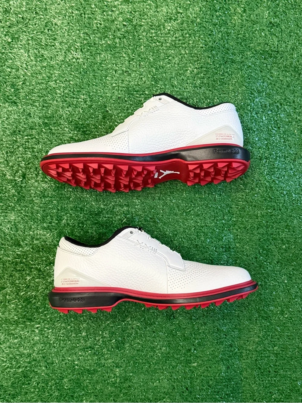 Jordan ADG 5 Golf Shoes – White/Black/Varsity Red – Men’s Size 7.5 – Brand New